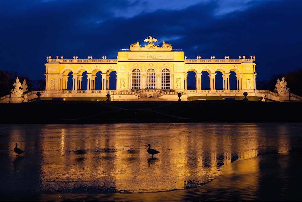 Gloriette in Wien am Tag